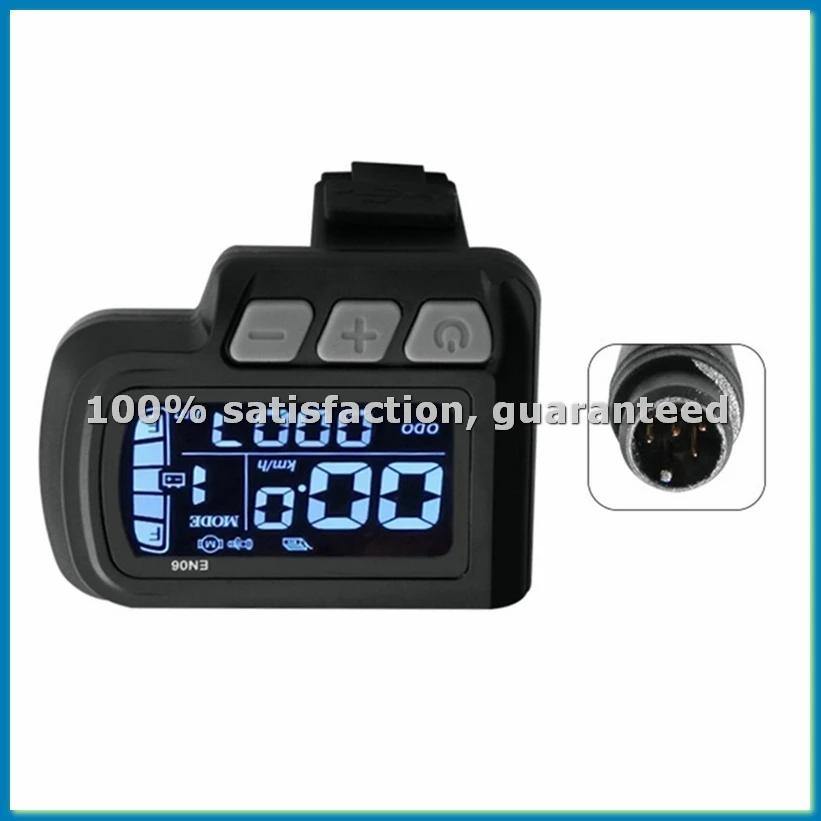 

ЖК-дисплей LCD-EN06 для электровелосипеда, приборная панель с USB, 24В 36В 48В, для горного велосипеда, электросамоката, 6-контактный разъем A23U