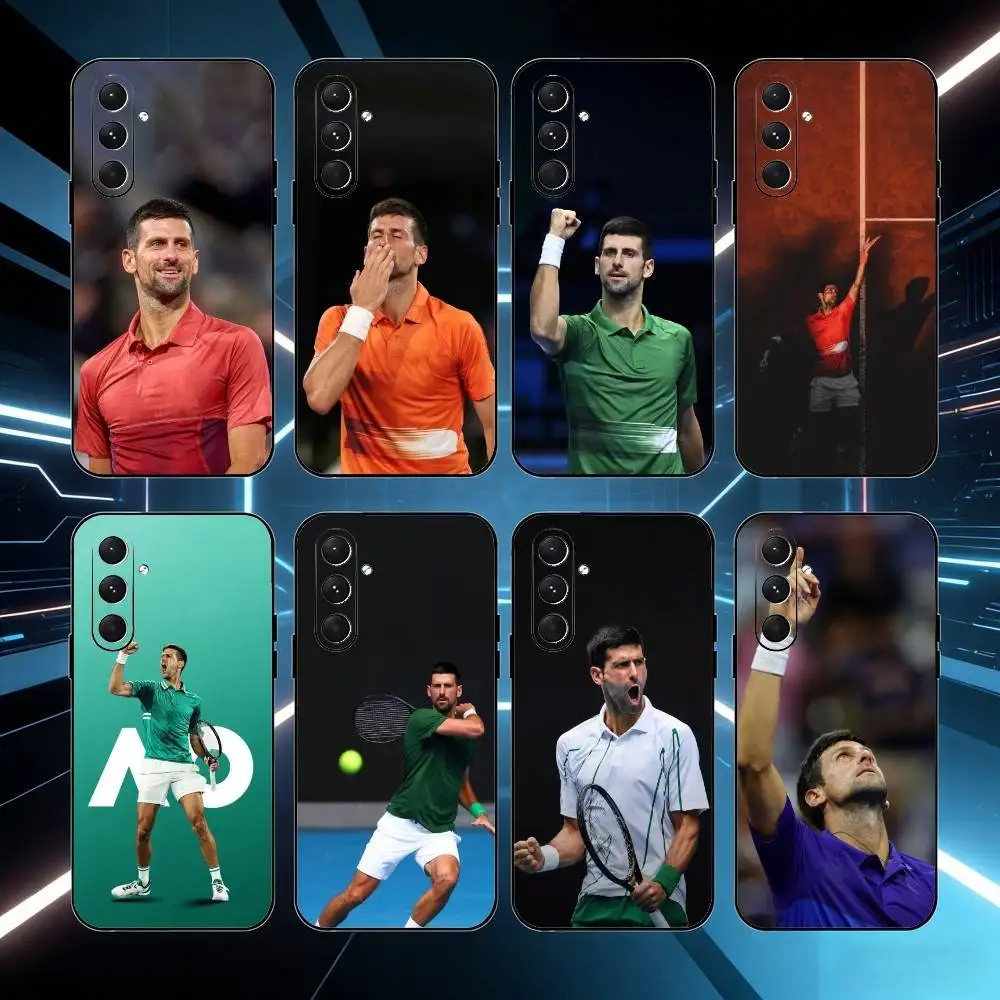 

N-Novak D-Djokovic Phone Case For Samsung Galaxy A73,A21s,A22,A31,A52,A53,A71,A41Soft Black Shell