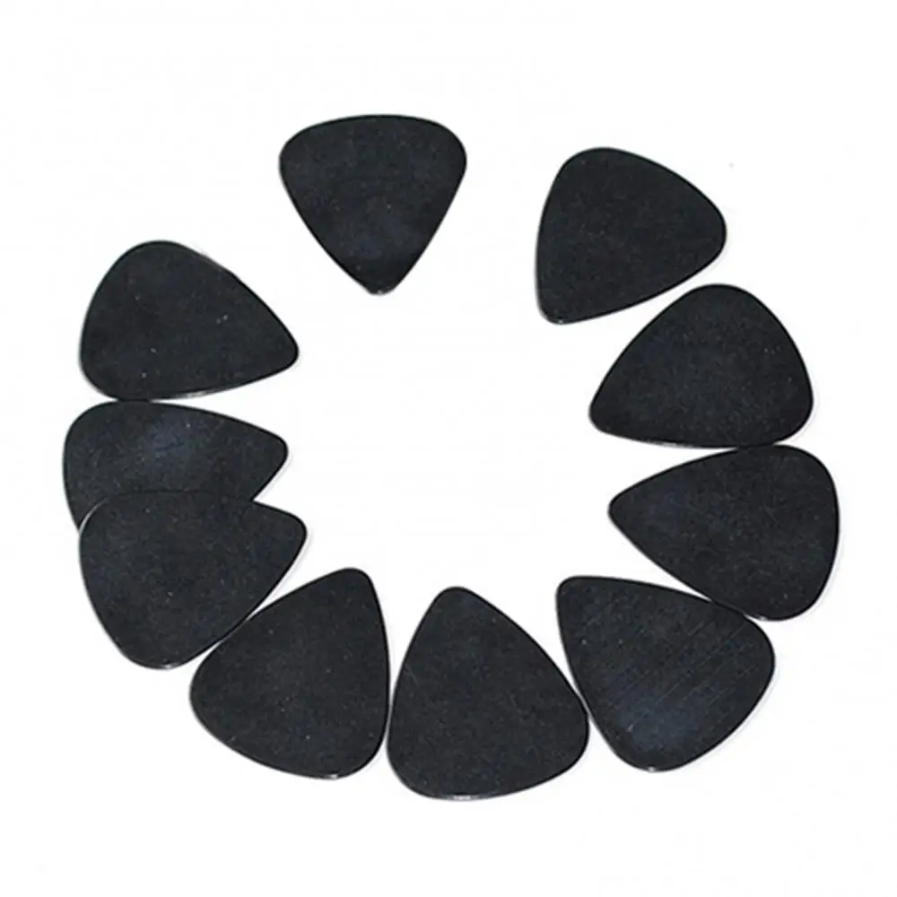 10 Pieces Guitar Picks Electric Guitar Smooth Guitar Picks Musical Accessories Black Celluloid 0.5mm Guitars Picks Plectrums