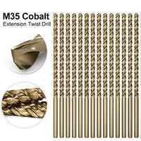 300mm Extra Long M35 Cobalt Twist Drill Bit 2.5mm-10mm for Metal Wood Stainless Steel Deep Hole Drilling Tool