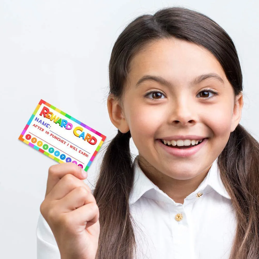50 cartes de récompense en papier couché pour enseignants, cartes de motivation pour enfants, fournitures pédagogiques pour la récompense positive du comportement des élèves