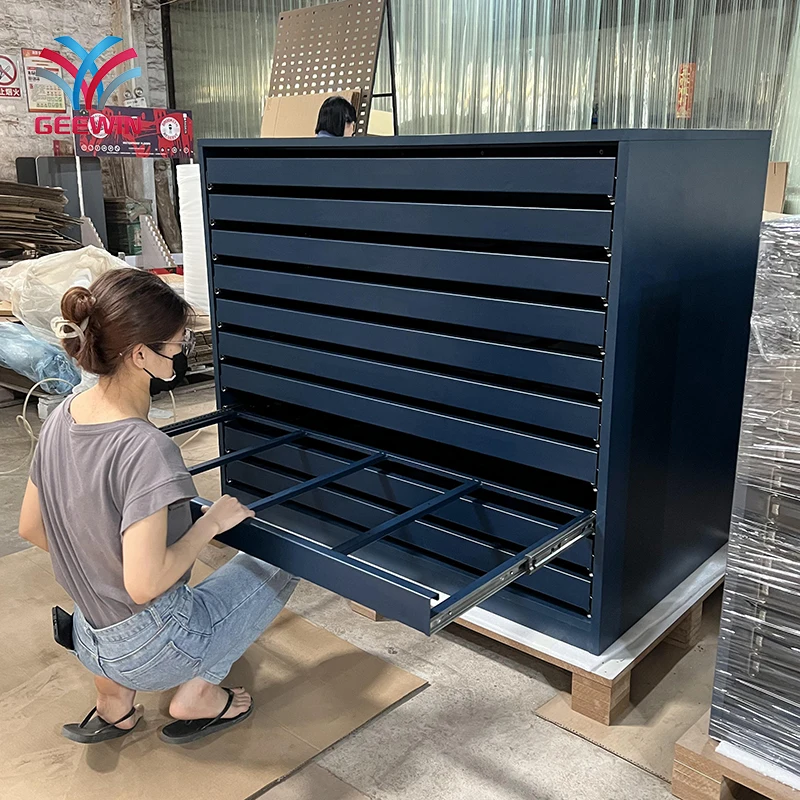 custom.Display Stand With Drawer of Metal and Wood Display Cabinet Showroom Floor Push Pull Ceramic Tile Display Rack