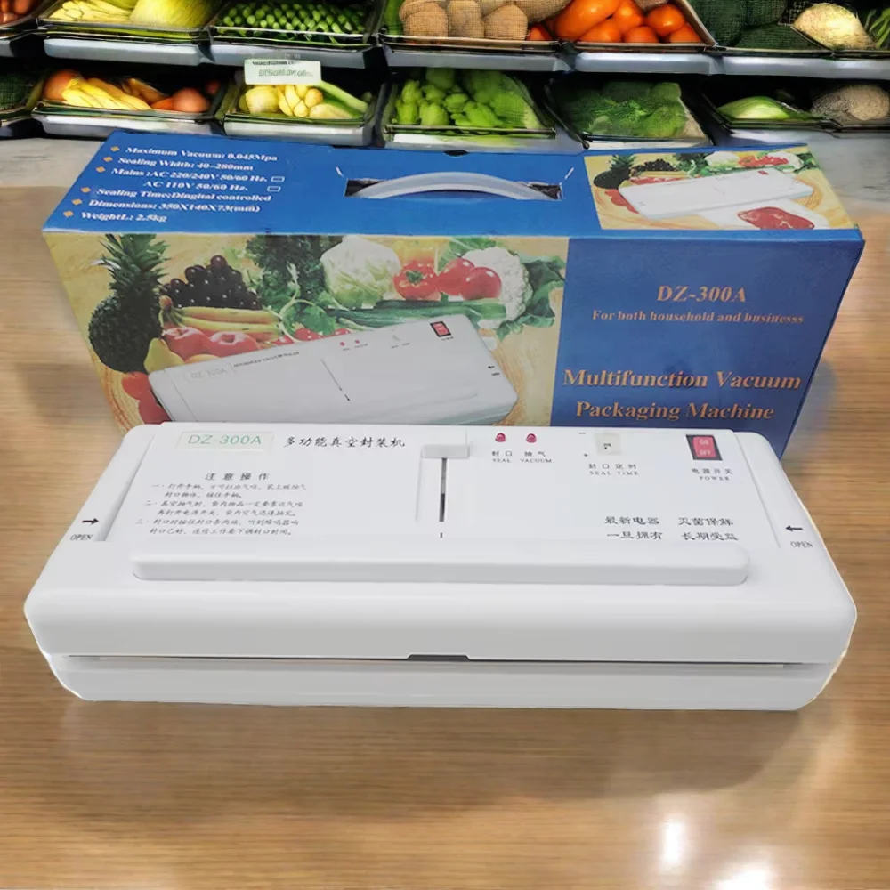 Vacuum Sealer home use vacuum packaging machine for food preservation sealing machine  DZ-300A