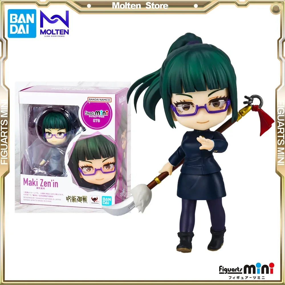 

BANDAI Original Figuarts Mini Jujutsu Kaisen Maki Zenin Anime Action Figure PVC Figure Complete Collection Model Toys