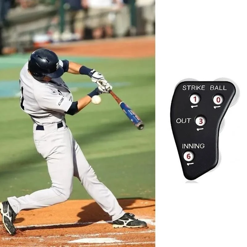 Referee Baseball Clickers 4 Wheel Baseball Umpire Clickers Easy to Use 4XBB