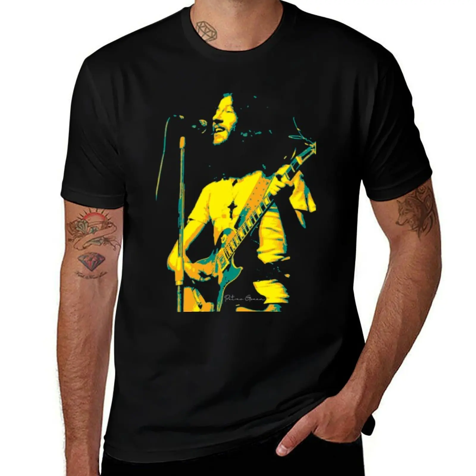 Peter Green T-Shirt Fashion Casual Short Sleeve Top T-Shirt