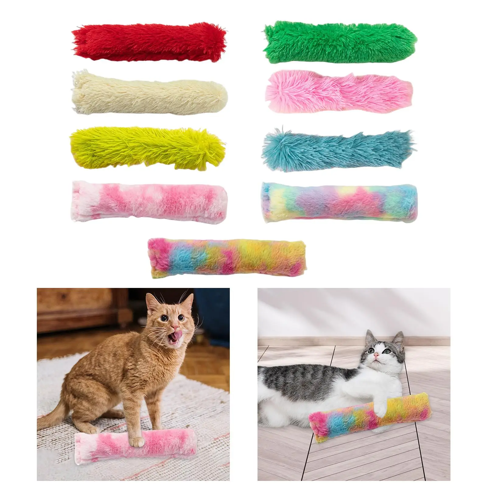 Plush Cat Catnip Toy Chewing Soothing Training Durable Playing Exercising