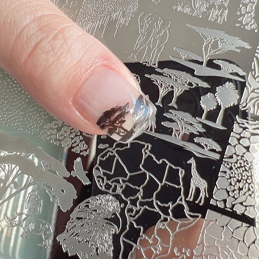 Stamping Nail Art Tools Image Plates Animal