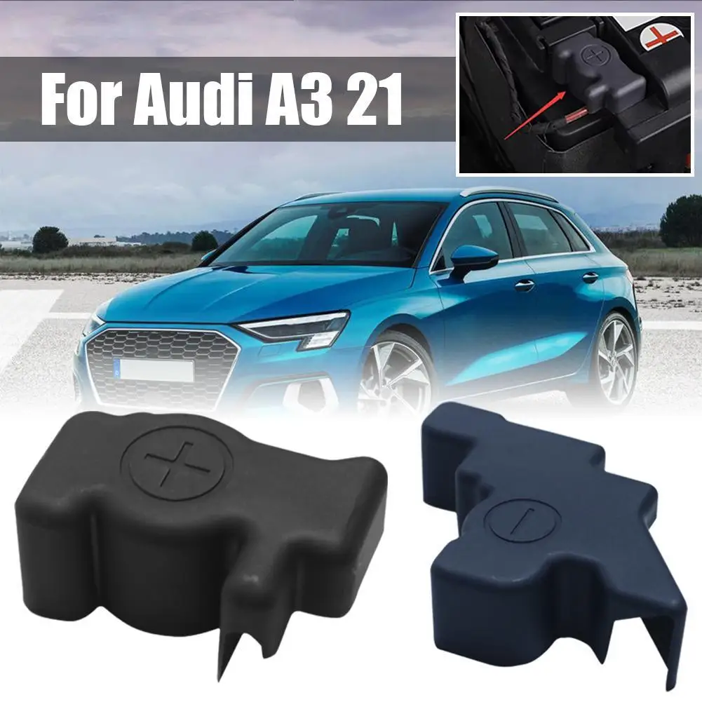  for VOLKSWAGEN VW Golf 8 MK8 R 2021-22 Car Styling ABS Car Battery Positive And Negative Protective Cover Trim Accessories