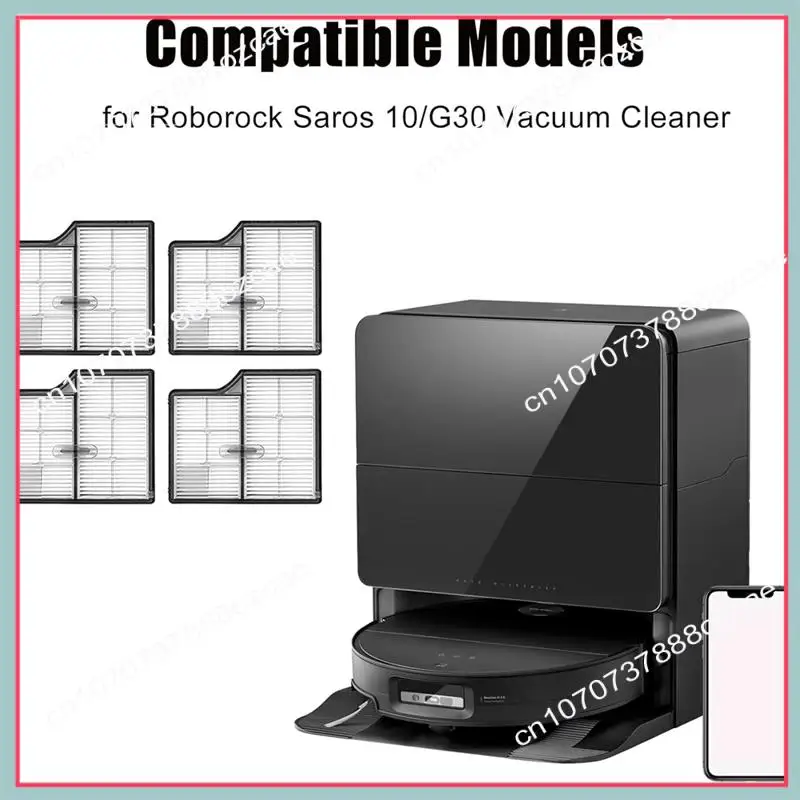 A26p 4 pçs filtro hepa substituição forroborock saros 10/g30 aspirador de pó acessórios filtro lavável filtros de alta eficiência