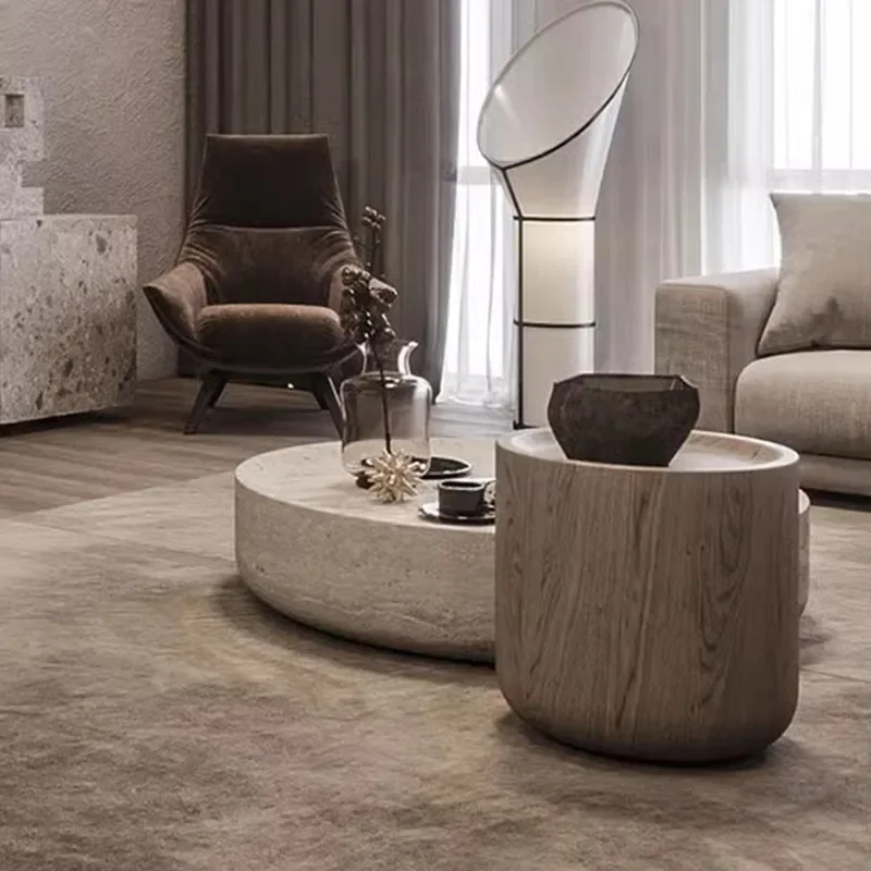 Luxury Nordic Coffee Table Living Room Modern Simple Designer Side Table Aesthetic Center Service Mesa Auxiliar Home Furniture image 3