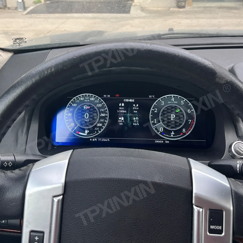 For Land Rover Freelander 2 2007~2015 Car Digital Virtual Cockpit 3-Piece Set Android Screen Instrument Air Conditioning Panel