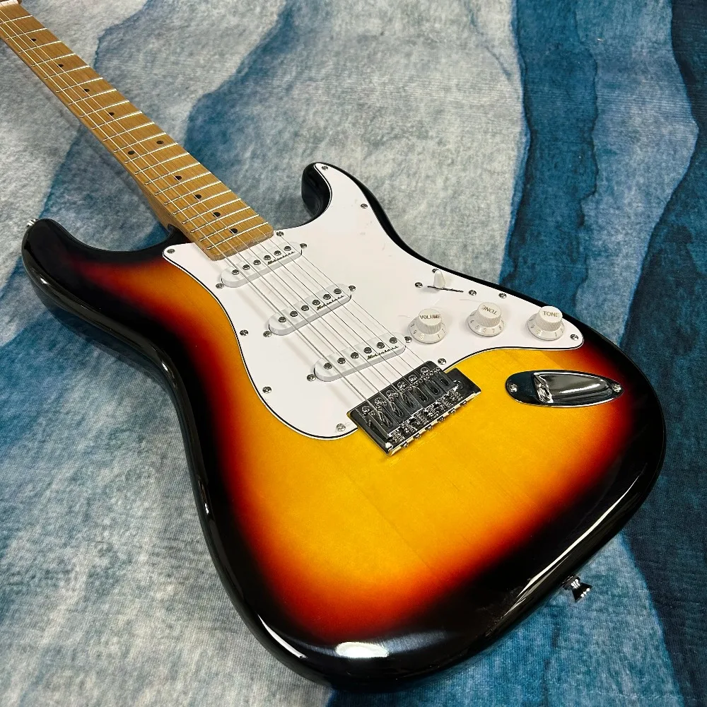 

2026 Hot Sale 40 inches 6 Strings Guitars Maple Fingerboard Vintage Sunburst Version Carbon-roasted Maple Neck