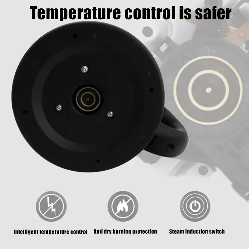 Elektrischer Wasserkocher 2L Warmwasserkocher Edelstahl Elektrische Teekanne Kaffee Tee Getränkekessel Elektrischer Warmwasserbereiter 220 V/230 V