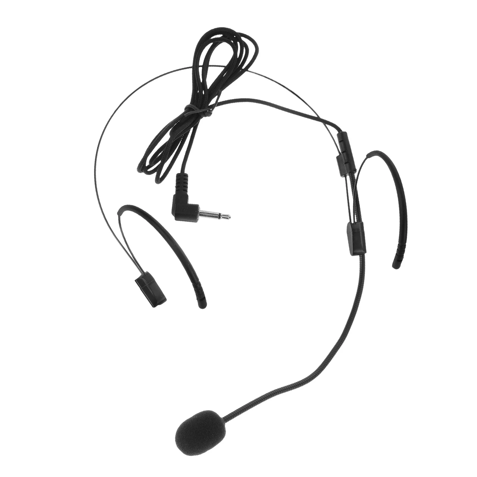 ステージイヤーマイクコンパクト軽量ヘッドセットマイク歌うためのスピーキング教師教室フレキシブルボイスアンプ小型