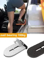 Auto assist pedal Door Car Roof Rack Step  Universal Latch Hook Auxiliary Walking Car Foot Pedal Aluminium Alloy Safety Hammer