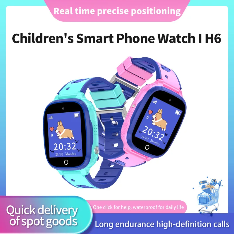 2G Kids Smartwatch GPS LBS Tracker SOS Camera with Video Call Phone Callback Monitor Waterproof Children Smart Watch for Student