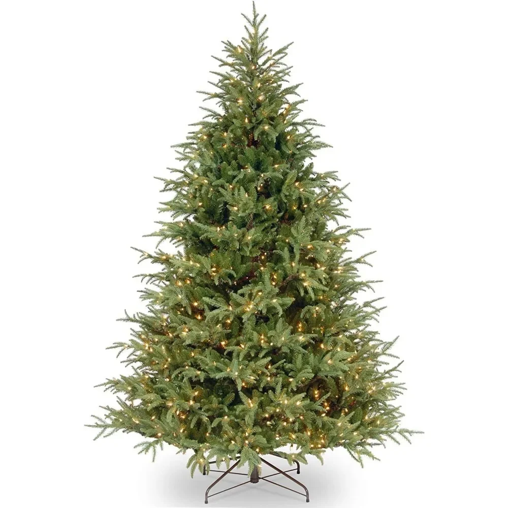 

Pre-Lit 'Feel Real' 7.5 Feet Frasier Grande Artificial Christmas Tree with White Lights and Stand