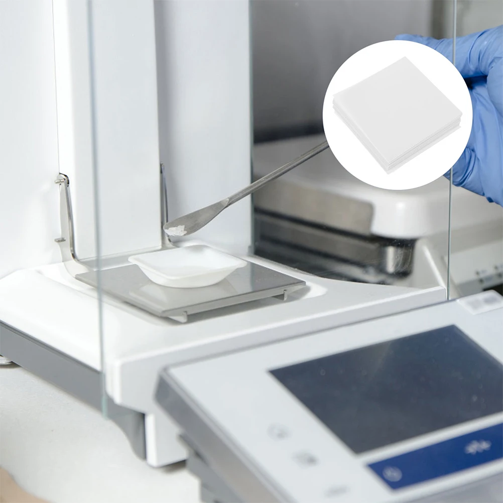 Weighing Paper Non-stick Laboratory Balance Scale Measurement Smooth Surface Paper for Weighing Sheet Teaching Equipment