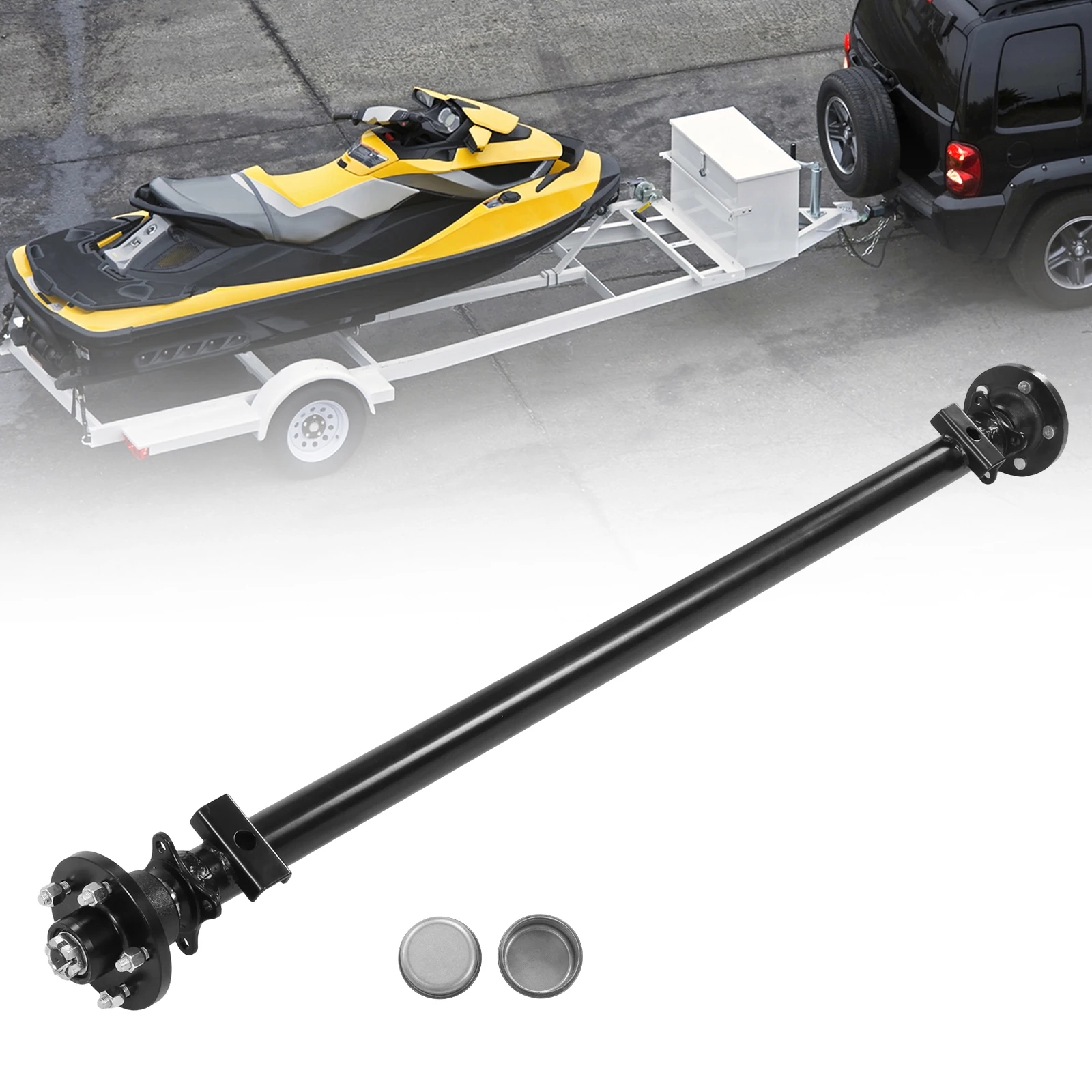 

Ось для прицепов и автодомов грузоподъемностью 3500 фунтов, с фланцем 54/62/74/78/82/89 дюймов, 5 отверстий, разболтовка 5x4.5, для малых прицепов и кемперов