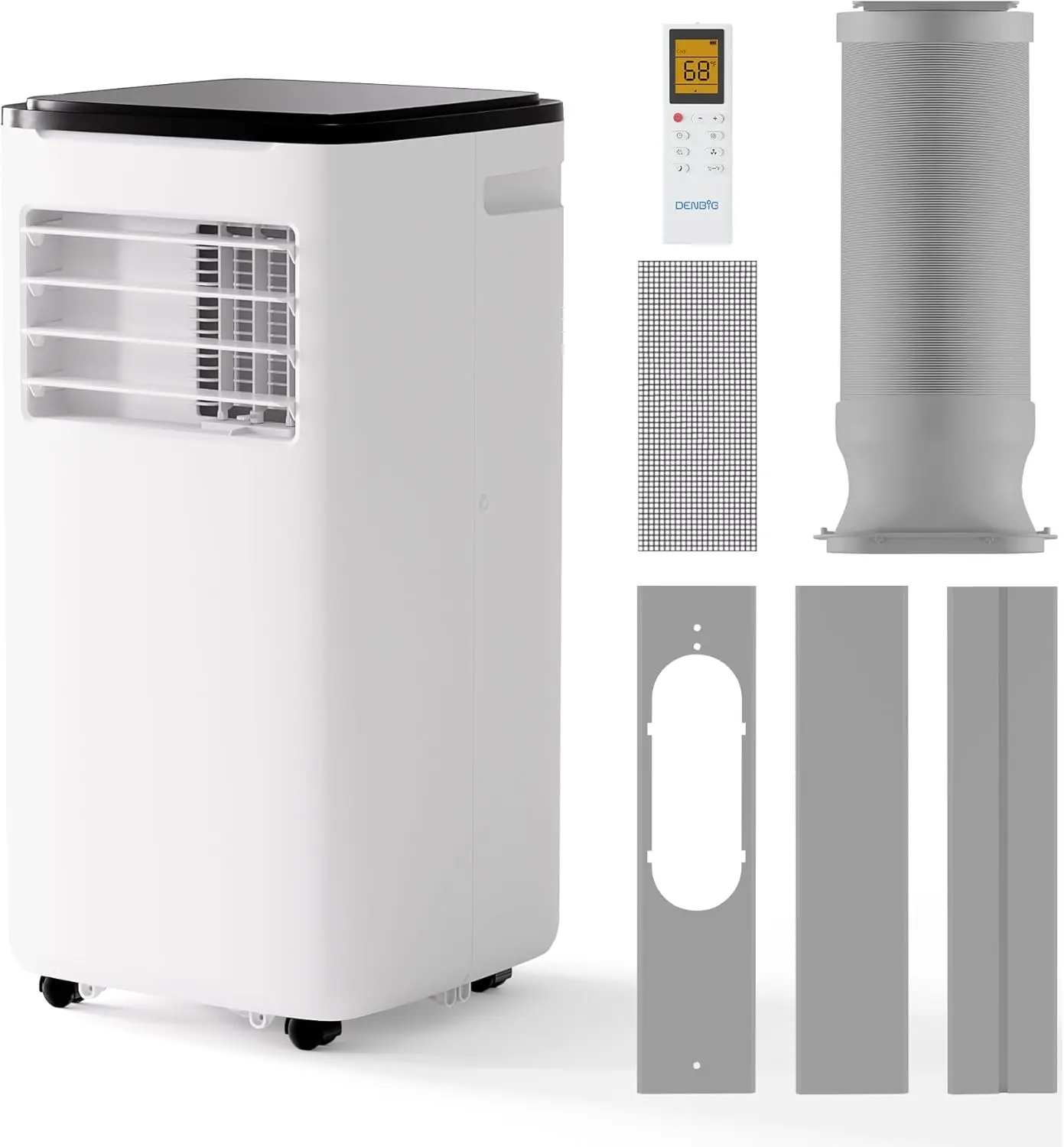 Portable Air Conditioner for Room up to 350 sq.ft, 10,000 BTU A/C Unit with Dehumidifier and Cooling Fan with 2 Speeds