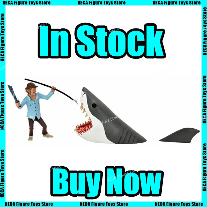 In Stock Neca Jaws 2-Pack Anime Action Figure Collection Model Doo Toy Kid Christmas Birthday Gift Custom