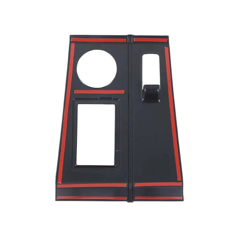 ABS Carbon Faser Auto Center Konsole Getriebe Shift Panel Abdeckung Trim Aufkleber Für Mitsubishi Outlander 2022-2025 Innen Zubehör – Detail 13