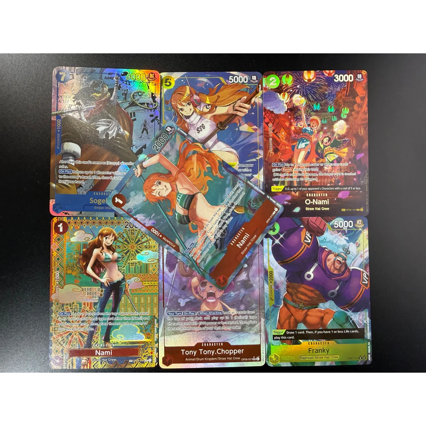 OPCG Nami Parallel Art (4x Styles) & Sogeking SEC | Straw Hat Crew | Waifu | U-PICK