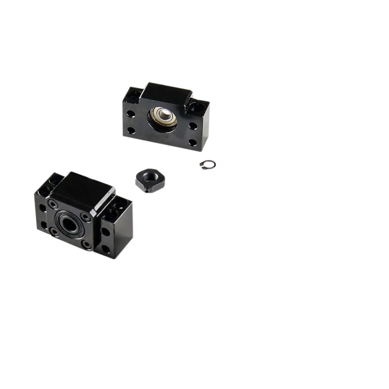 2 قطعة HGR20-1000 مللي متر السكك الحديدية الخطية + 1 قطعة RM1605-1050mm Ballscrew مع مجموعة BF12/BK12 ، DSG16H الجوز الإسكان ، اقتران