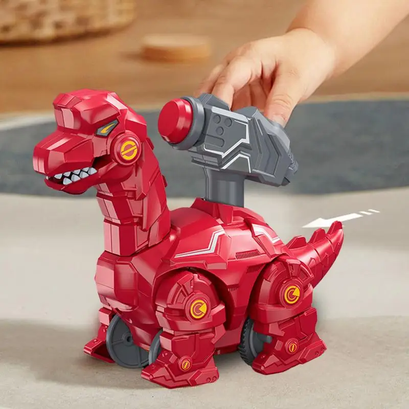 Press And Go Dinosaur Toys Cartoon Children Car Toys Portable Cute Animal Toys Educational Vehicle Toys For Home Kindergarten