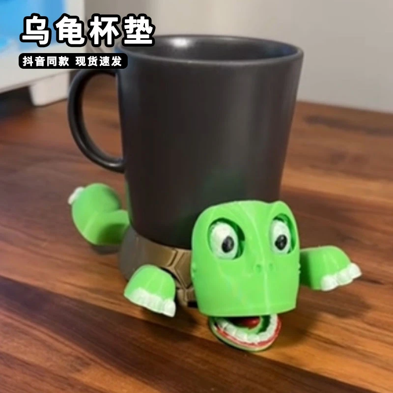 Turtle Coasters Are Cute And Funny. Tea Cup Coasters Are Pressed And Stared At. Limbs Are Spread Out. Thick Anti Slip And Heat-i