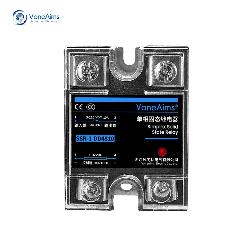 SSR-40DD SSR 10A 25A 40A 60A 80A 100A 120A DD Solid State Relay Module for PID Temperature Control