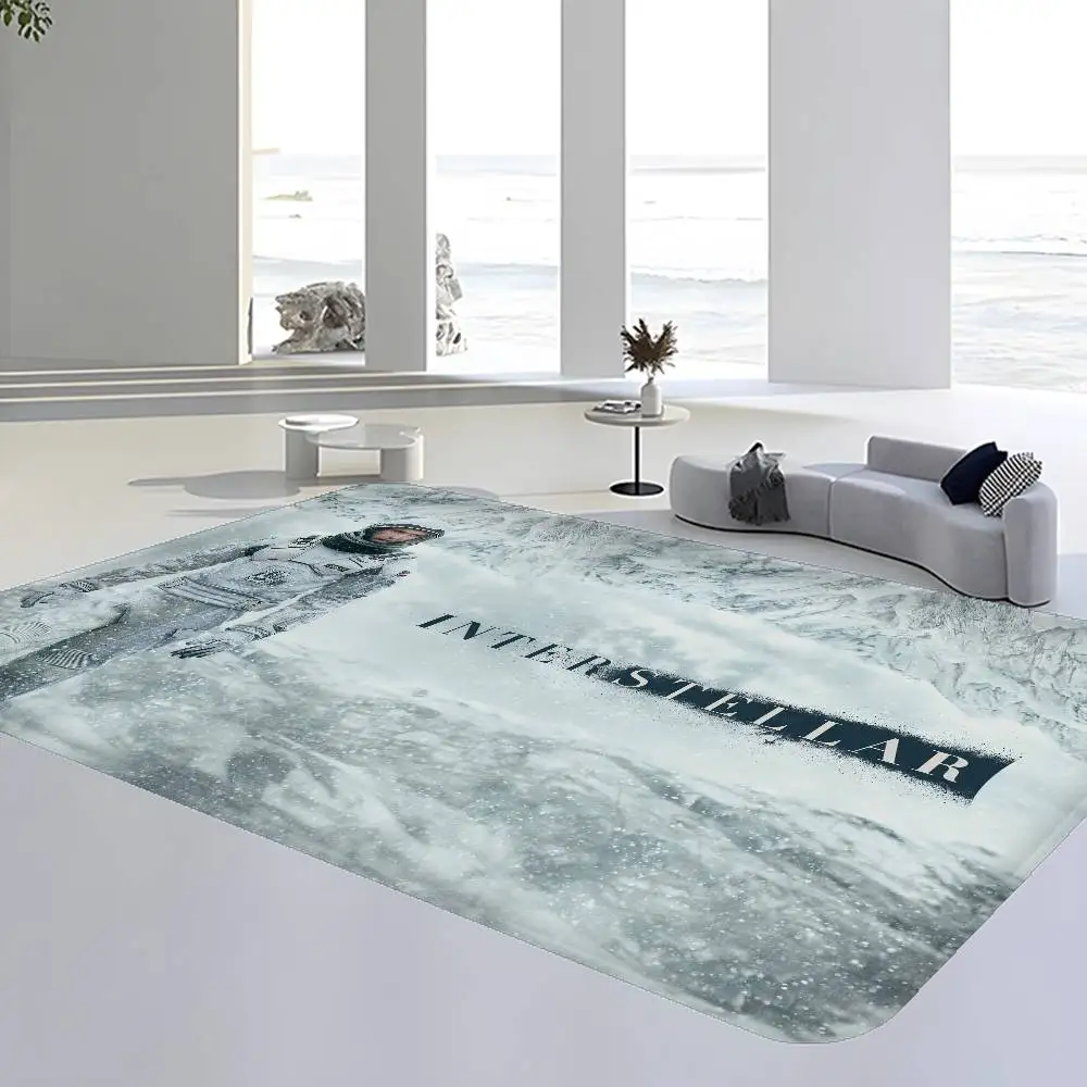 Sci Fi Movie I-Interstellar Door Mat Kids Room Bedroom Decoration Balcony Anti-Slip Doormat Living Room Doormat Area Rug