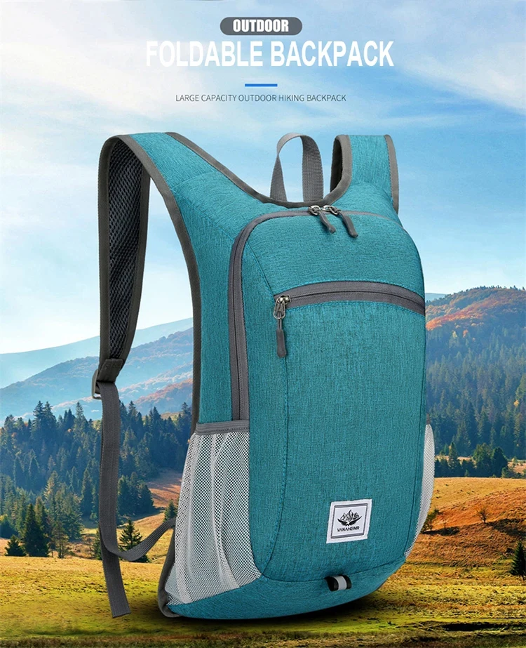 Leichter Faltbarer Outdoor-Sportrucksack mit Großer Kapazität, Wasserdichter Wanderrucksack für Freizeitaktivitäten und Täglichen Gebrauch, Unisex – Detail 1