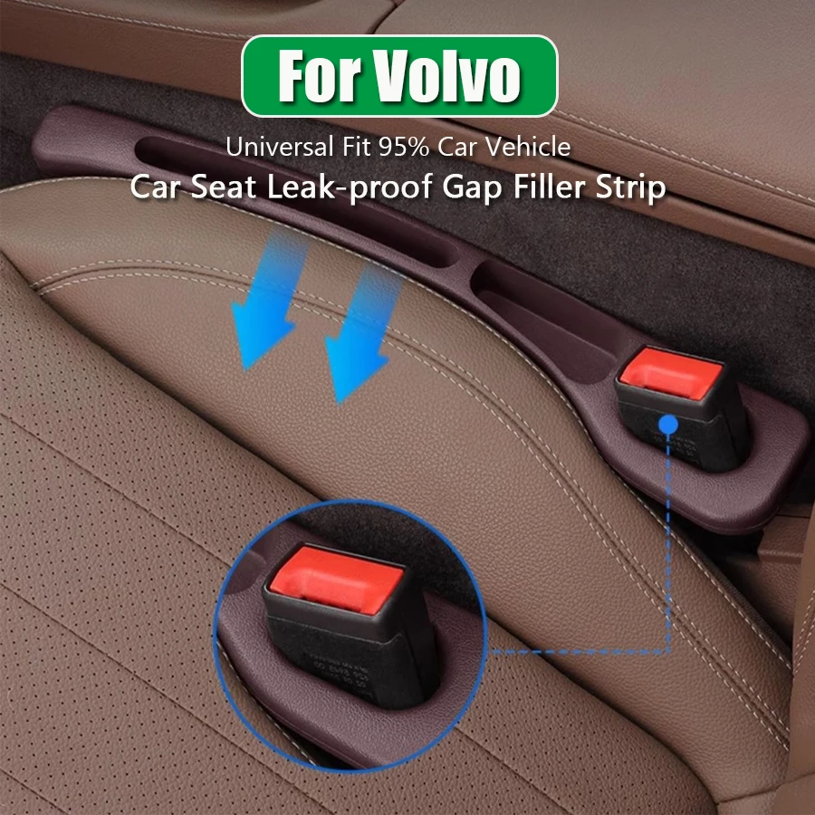 Tira organizadora y protectora contra fugas para el espacio entre asientos de coche, para Volvo 960 9700 ACL C30 fe S40 S60 S70 S80 S90 XC60 Accesorios