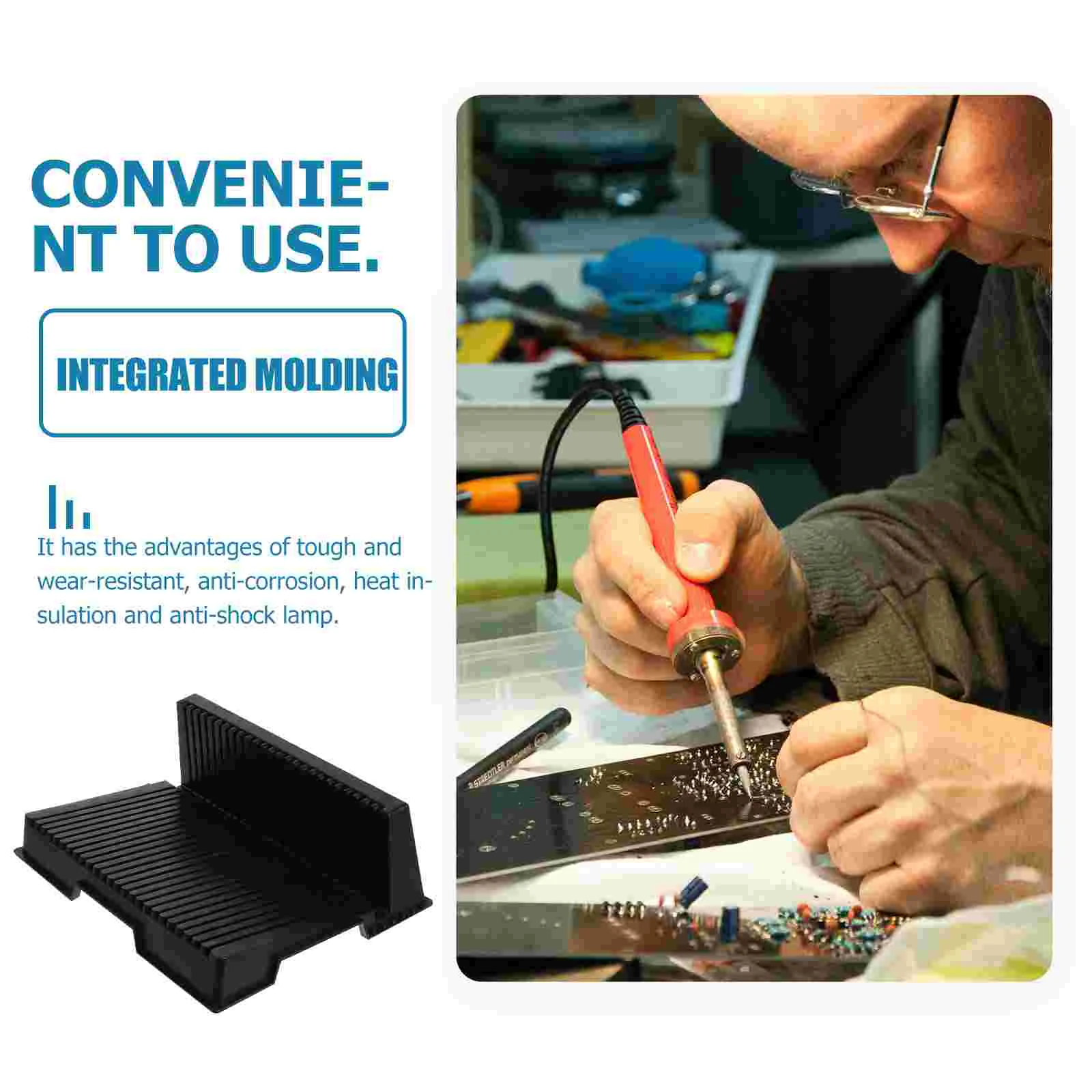 Anti-static Bar Bracket Anti-static Pcb Rack 25-Slots L Type PCB Tray Shelf