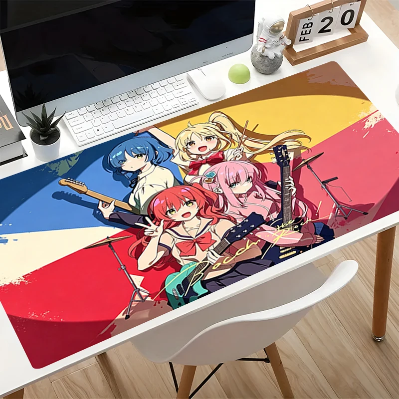 Mouse Pad eSports Gamer Players Speed Rubber Mouse Mat Cute Anime Extended Desk Mat B-bocchi The R-rock Mousepad Keyboard Mat