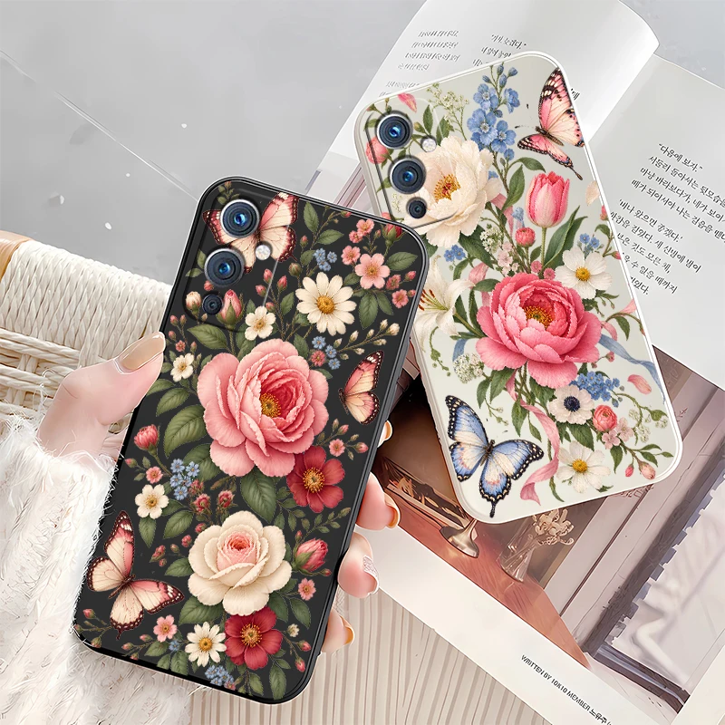Flowers Butterflies Phone Case - Phone Cases Oneplus 评论和价格