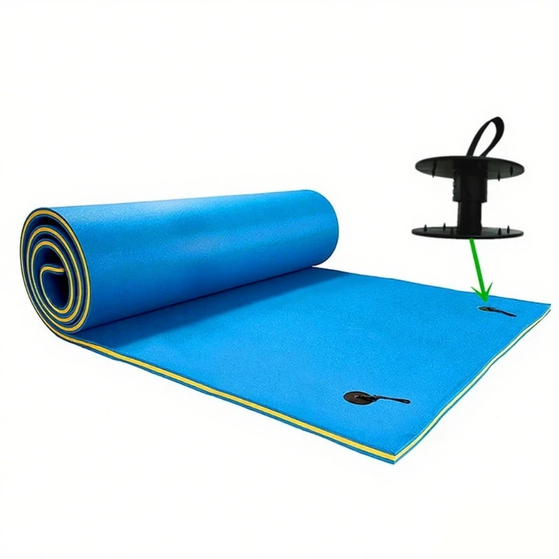 السحابات الصفيحة العائمة آمنة مقطع بلاستيكي حصيرة ماء عائم