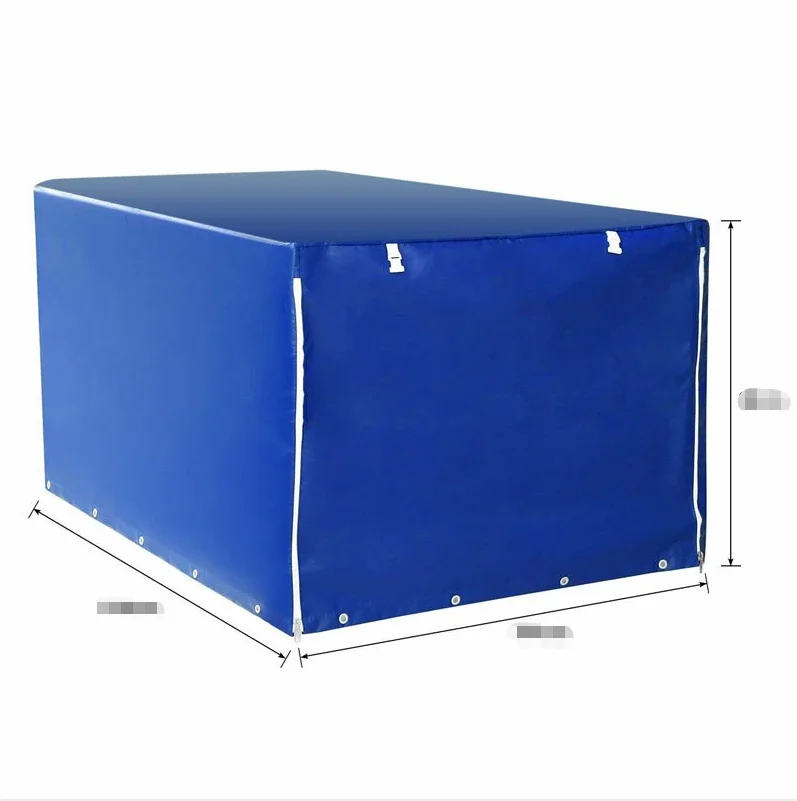 Lvju Custom Waterproof Trailer Cover 260x140x100 cm Outdoor Protector Pvc Tarpaulin Box Car Trailer Tarps  Cover