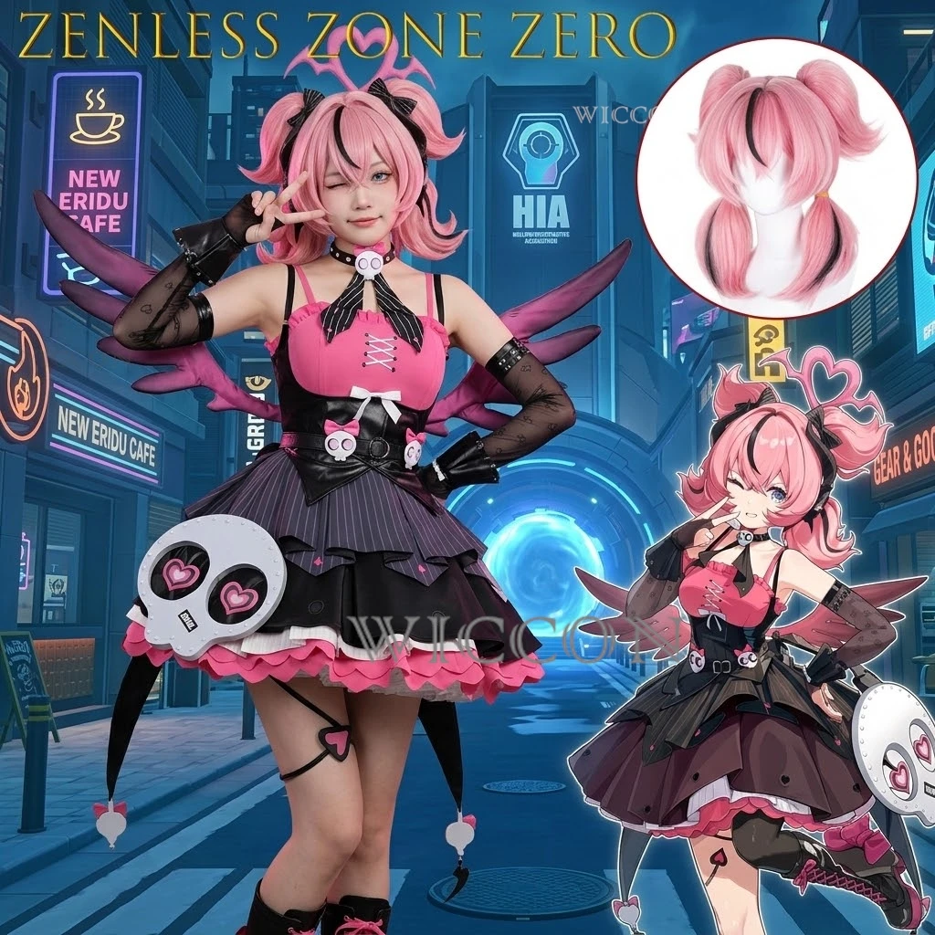 

Костюм для косплея Zenless Zone Zero Aria Angels Of Delusion, женский, для аниме-игр, для выступлений на сцене, в стиле Лолита