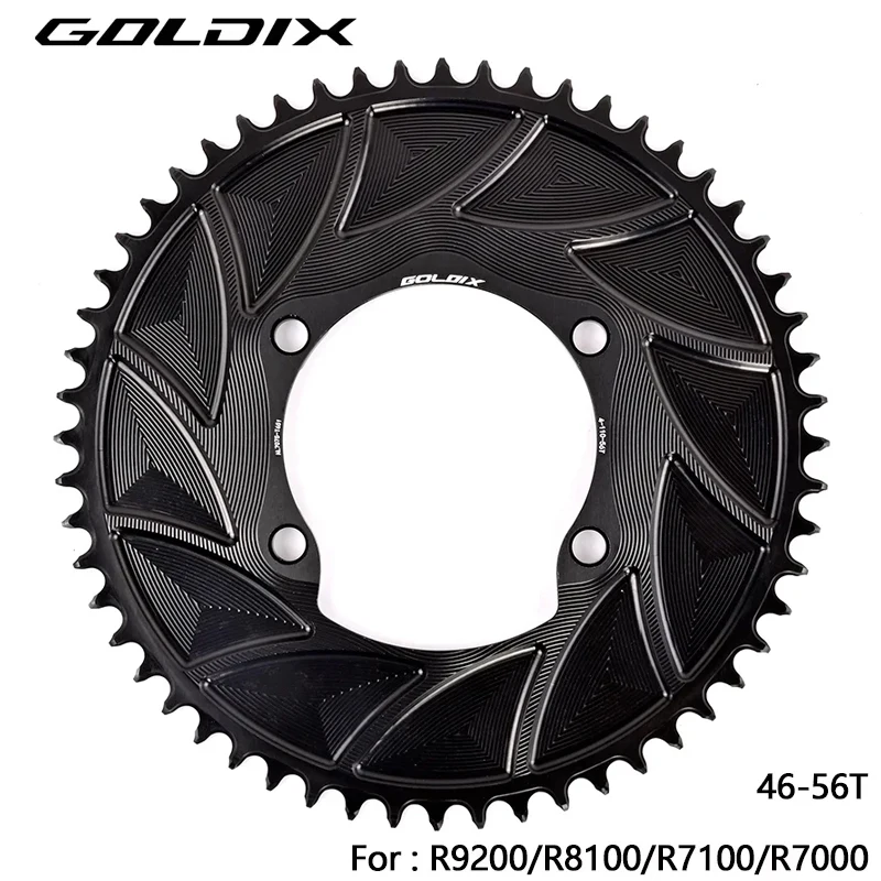 

Звездочка для шоссейного велосипеда 110BCD, звездочка 46-56T, велосипедная звездочка, 8-12 скоростей для Shimano R7000 R8000 R9200, кривошип