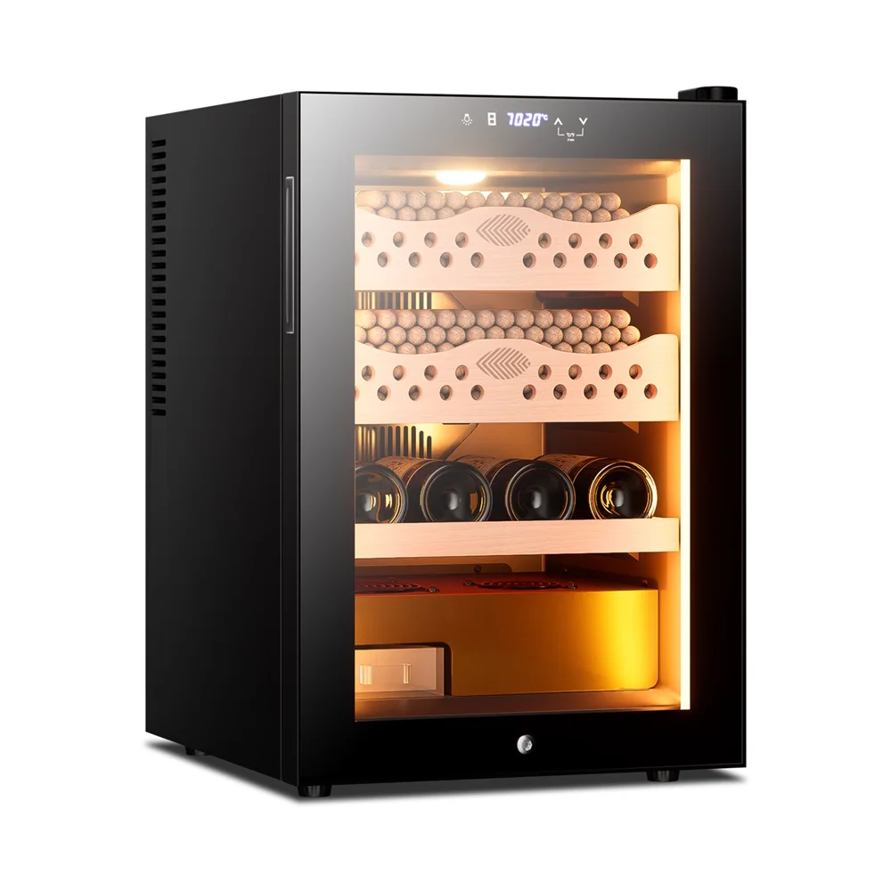 50C1 Cigarloong Popular High Quality Constant Humidity And Temperature Control Home Cigar Humidor Cabinet With Lock