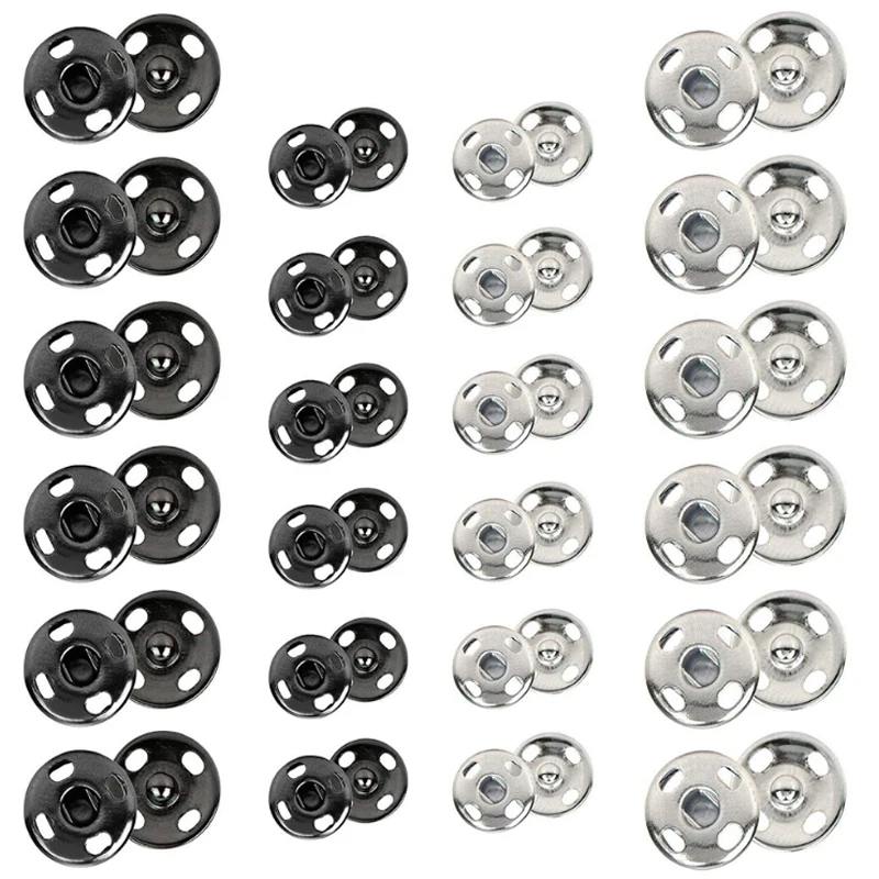 10/50 Set 8-10mm Metal Sew-on  - огляд і ціна Iron On Stud Set
