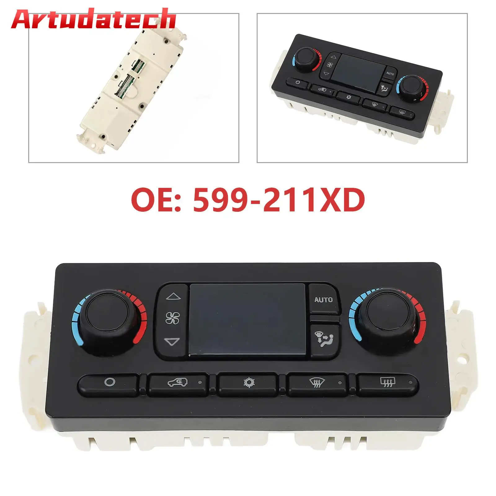 

Artudatech A/C Climate Control Module Panel 599-211XD for GMC Silverado Tahoe Trail