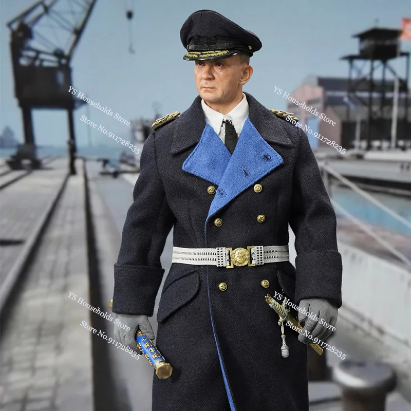 DID 3R GM654 1/6 Wojskowy Marynarski Mistrz Dowódcy Figurka Akcji Głęboki Niebieski Wiatrówka Dekoracja 12" Pełny Zestaw Żołnierza Model Prezent