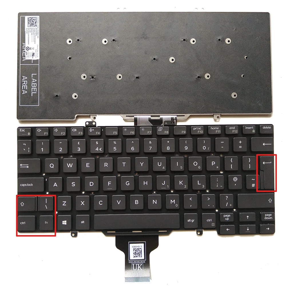 

Клавиатура для ноутбука Dell Latitude 7400 E7400 L3400 5400 0FH9HV PK132VW2A15