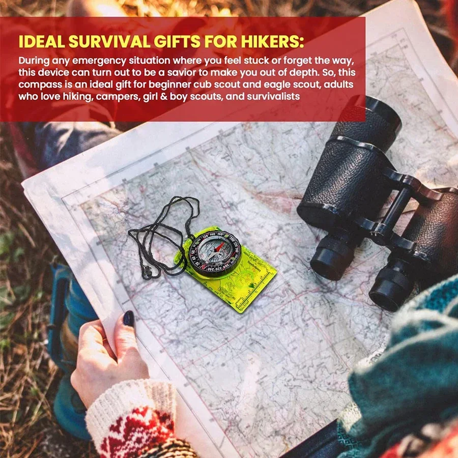Waterproof Outdoor Camping Compass 5