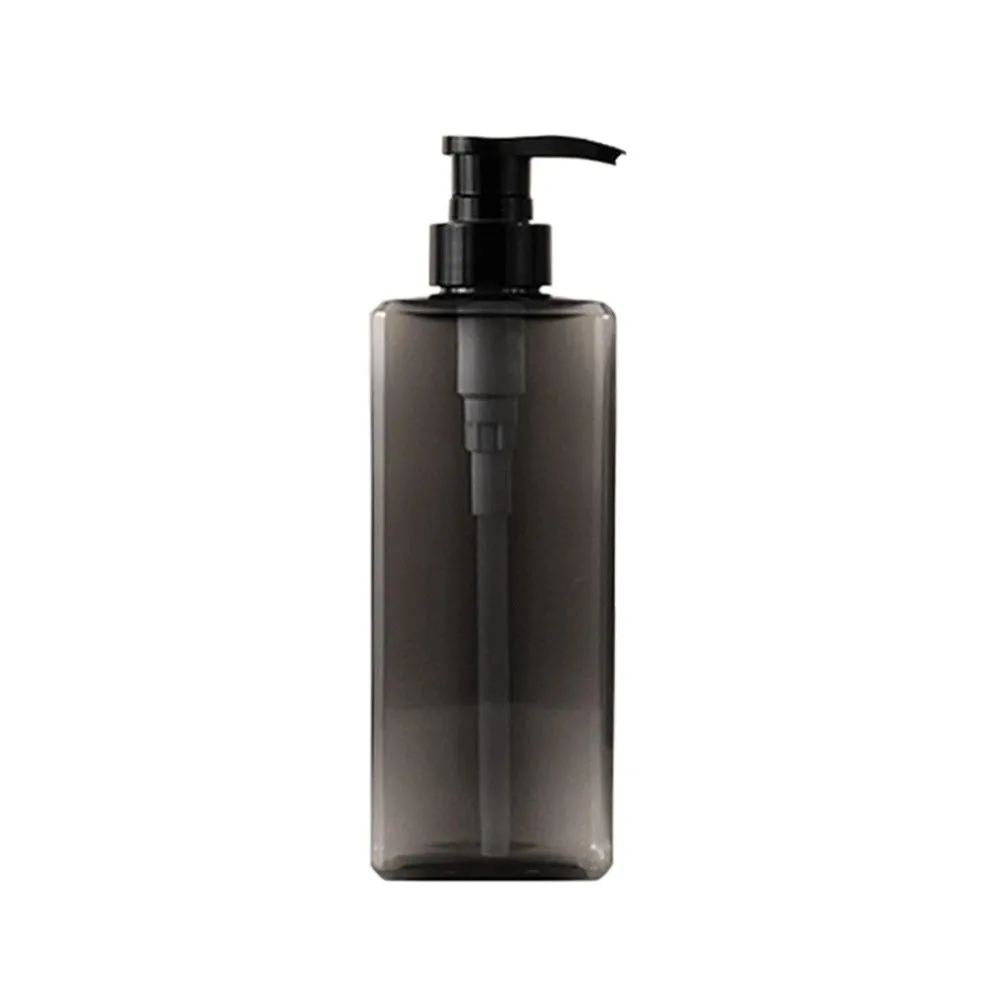 400/500ml Soap Dispensers Empty Square Design Lotion Pump Bottle Refillable Press Type Shampoo Sub-bottling Travel Shower Use