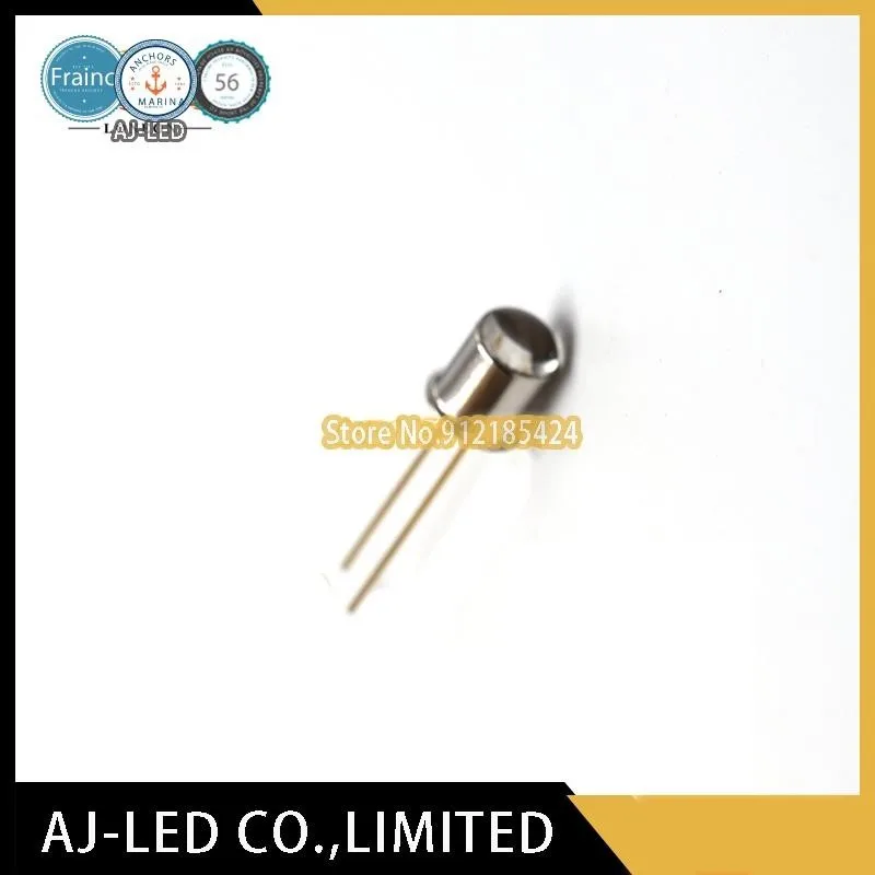 5pcs/lot LED55B infrared emission tube wavelength 940nm visible light UV photoelectric photosensitive diode metal gold seal new